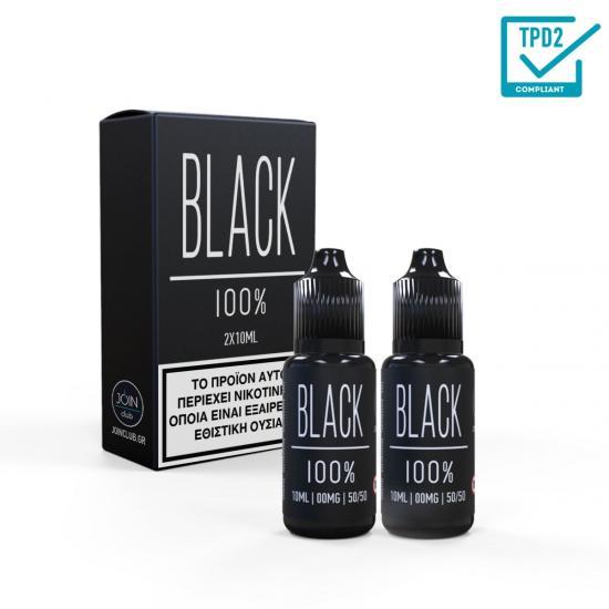 E-LIQUID -  2x10ml Black 100% 11mg