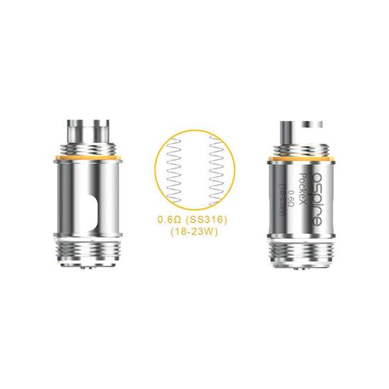 Aspire PockeX 0.6ohm 1τμχ