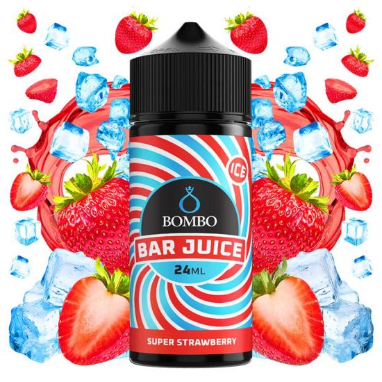 BOMBO BAR JUICE SUPER STRAWBERRY 24ML/120ML FLAVORSHOT