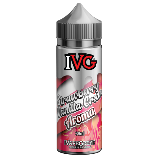 IVG Strawberry and Vanilla Cream Flavor Shots 120ml